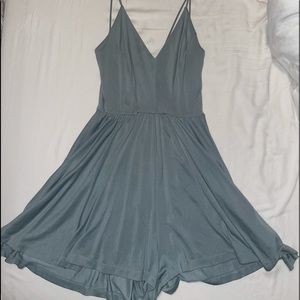 Blue grey. Urban outfitters romper. Originally $70